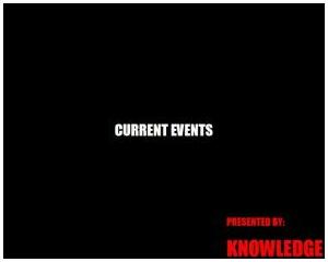 Artist KnowledgeTitle Current EventsGenre Hip Hop  RapRelease Type MixtapeYear 2010Recorded, mixed & mastered by A. Cruz @ The Jungle-Roselle Branch